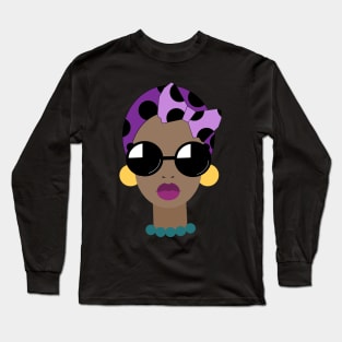 Headwrap Queen Long Sleeve T-Shirt